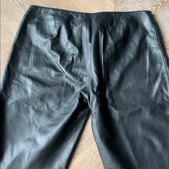 REM GARSON Black Lined Leather Pants 4 - Picture 5 of 9